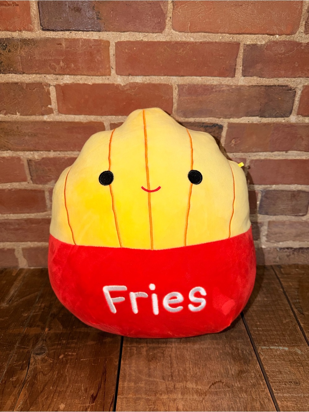 Original Squishmallows Red Plush Pillow French Fries Food